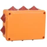 Коробка распаячная огнестойкая ПС 150х110х70мм 6P 6мм2 IP55 10 вводов