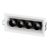 Светильник Arlight MSORIENTBUILTTURNTCS67x15010W Warm3000 WHBK 30 deg 230V IP20 Металл 031929