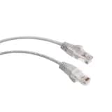 Патч-корд UTP, категория 5e, 3 м, LSZH, неэкранированный, серый Cabeus PC-UTP-RJ45-Cat.5e-3m-LSZH