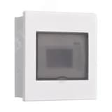 Корпус встраиваемый с прозрачной дверью 1 ряд 6 модулей IP41 ЩРВ-М