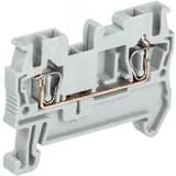 Клемма пружинная КПИ 2в-2,5 31А серый