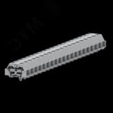 Клемма TB 2-2 с бок. подключ. с защелк. ножками, серая