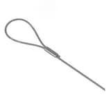 Трос оцинкованный с петлей и замком 10 м, толщина 2,0 мм, Сендзимир цинк