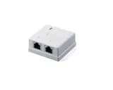 Розетка RJ-45 UTP двухпортовая REXANT 03-0151