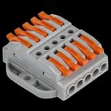 Строительно-монтажная клемма СМК 222-4155P проходная с площадкой (50шт/упак) IEK