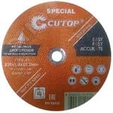 Профессиональный специальный диск отрезной по металлу и нержавеющей стали и алюминию Т41-125x0.8x22.2 мм Cutop Special