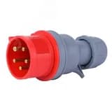 Вилка кабельная переносная 3Р+РЕ+N 16А 380В IP44 ВП-103