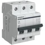 Автоматический выключатель ВА47-29М 3P 8А 4,5кА D GENERICA