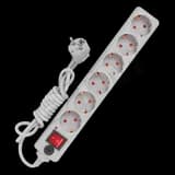 Сетевой фильтр 6х5м с выключателем ПВС 3х0.7 967U-5005 Универсал