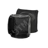 Коробка распределительная пустая 130х130х77 IP66/67 черная стойкая к УФ