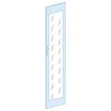 Дверь кабель-канала напольного шкафа прозрачная 30 модулей