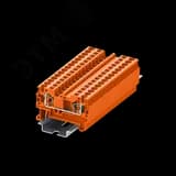 Клемма TC 1-1 пружинная, сечение 4 мм. кв., оранжевая SUPU