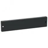 Панель сплошная цоколя 100х1070мм (LINEA S) черная ITK