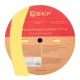 Термоусаживаемая трубка ТУТ нг 40/20 желтая рулон EKF PROxima