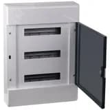 Щит распределительный навесной на 54 модуля с дверцей белый IP41 (ЩРн-П-54) RUVinil