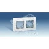 Рамка двухместная Scudo серый Simon