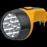 Фонарь светодиодный NPT-CP05-ACCU 12+10LED аккумуляторный с вилкой для зарядки пластик