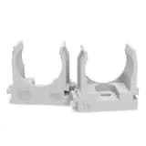 Держатель для труб (клипса) d25мм для монтажного пистолета сер. в п/э Промрукав PR13.0121