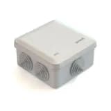 Коробка распаячная для наружного монтажа 100х100х50мм IP55 6 гермовводов с защелк. крышкой CHINT 8820014