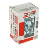 Болт с шестигранной головкой М6х16 DIN 933 класс прочн. 8.8 оцинк. (коробка) (уп.100шт) Tech-Krep/Zitar 105200