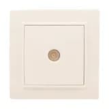 Розетка TV 1-мест. СП бежевый 75Ом 5-862МГц Минск EKF