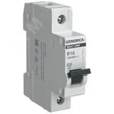 Автоматический выключатель ВА47-29М 1P 16А 4,5кА B GENERICA