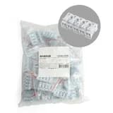 Монтажная пружинная клемма STEKKER для подключения фазных проводников 5 полюсов с заземлением без креплений LD2945105 32959