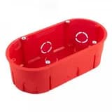 Коробка установочная двухместная безгалогенная (HF) 140х68х46 (94шт/кор) Промрукав