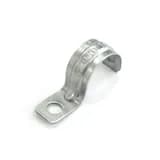 Скоба металлическая однолапковая СМО d19-20 мм отв. d 6,5 мм (100шт/1800шт уп/кор) Промрукав