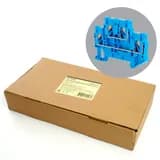 Зажим пружинный 4проводной проходной 2 уровня ЗНИ 25 JXB PT 25 синий LD575225 49255