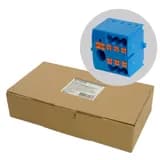 Зажим блочный групп для распредтока нагрузки pushin на 6 точек сеч 25 мм2 690V41А LD580 PTFIX 60625 49753