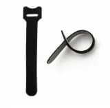 Хомут для кабеля липучка с мягкой застежкой Hyperline WASN-125-BK-10 10 шт.