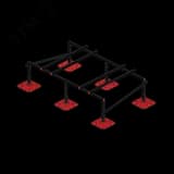 Опорная конструкция для установки оборудования TECHNORAPTOR FOOT 2000х1200 HD КМ-профиль