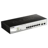 Коммутатор 8 PoE портовый D-Link DGS-1210-10MP/F1A