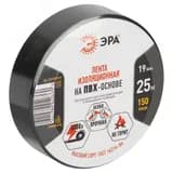 Изолента ET1925BLACK ПВХ 19мм х 25м черная