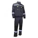 Костюм мужской КОРВЕТ КОТТОН КП2, цвет темно-серый, лимон и чёрный, р. 52-54 104-108/170-176