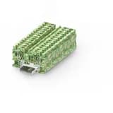 Клемма TC 1-1 земля, сечение 6 мм. кв., желто-зеленая TC6-2-PE SUPU