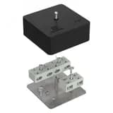 Коробка огнестойкая для о/п 40-0340-FR6.0-4 Е15-Е120 RAL7035 120х80х50 (20 шт/кор) Промрукав