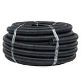 Труба гофр. ПНД тяжелая с протяжкой d40 мм (25 м) черная EKF-Plast