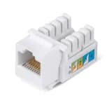 Проходной адаптер Cabeus KJ-RJ45-Cat.6-90 (RJ45-DIDC, CAT.6, UTP, Keystone Jack) (7129c)