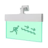 Табло Элтех-сервис М-12-УЛЬТРА Человек по лестнице вправо вниз (универсальное крепление)