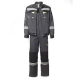 Костюм Корвет с СОП куртка ткань, полукомбинезон летний цвет темно-серый,черный,лимон 56-58 112-116,170-176