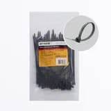 Хомут нейлоновый STEKKER NYCT25100 25x100 мм d пучка max 22 мм нагрузка 8 кг черный упаковка 100 шт 32772