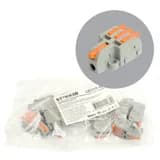 Клемма суперкомпактная разветвительная 1 вход 3 выхода наборная STEKKERLD220103 DIY упак 10 шт 49791