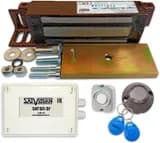 Уличный магнитный замок комплект с бесконтактными ключами Уралкам