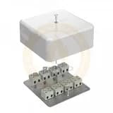 Коробка огнестойкая для кабель-канала 40-0470-FR10.0-6 Е15-Е120 103х103х45 RAL9003 Промрукав (22 шт/уп)