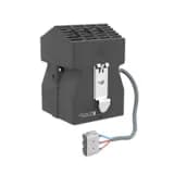 Нагреватель с вентилятором,  200/ 400 Вт,  230 AC,    монтаж на DIN-рейку.Амадон ТВА-200/  400