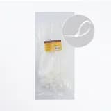 Хомут нейлоновый многоразовый STEKKER NYCT80250 8x250 мм белый упаковка 100 шт 39083