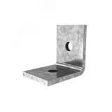 Уголок №1, 2 отверстия для СТРАТ профиля, толщ. 5,0 мм, гальван. цинк