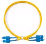 Патч-корд волоконно-оптический Cabeus FOP(d)-9-SC-SC-1m (SM, SC-SC, LSZH, Duplex, 1 м, желтый) (7364c)